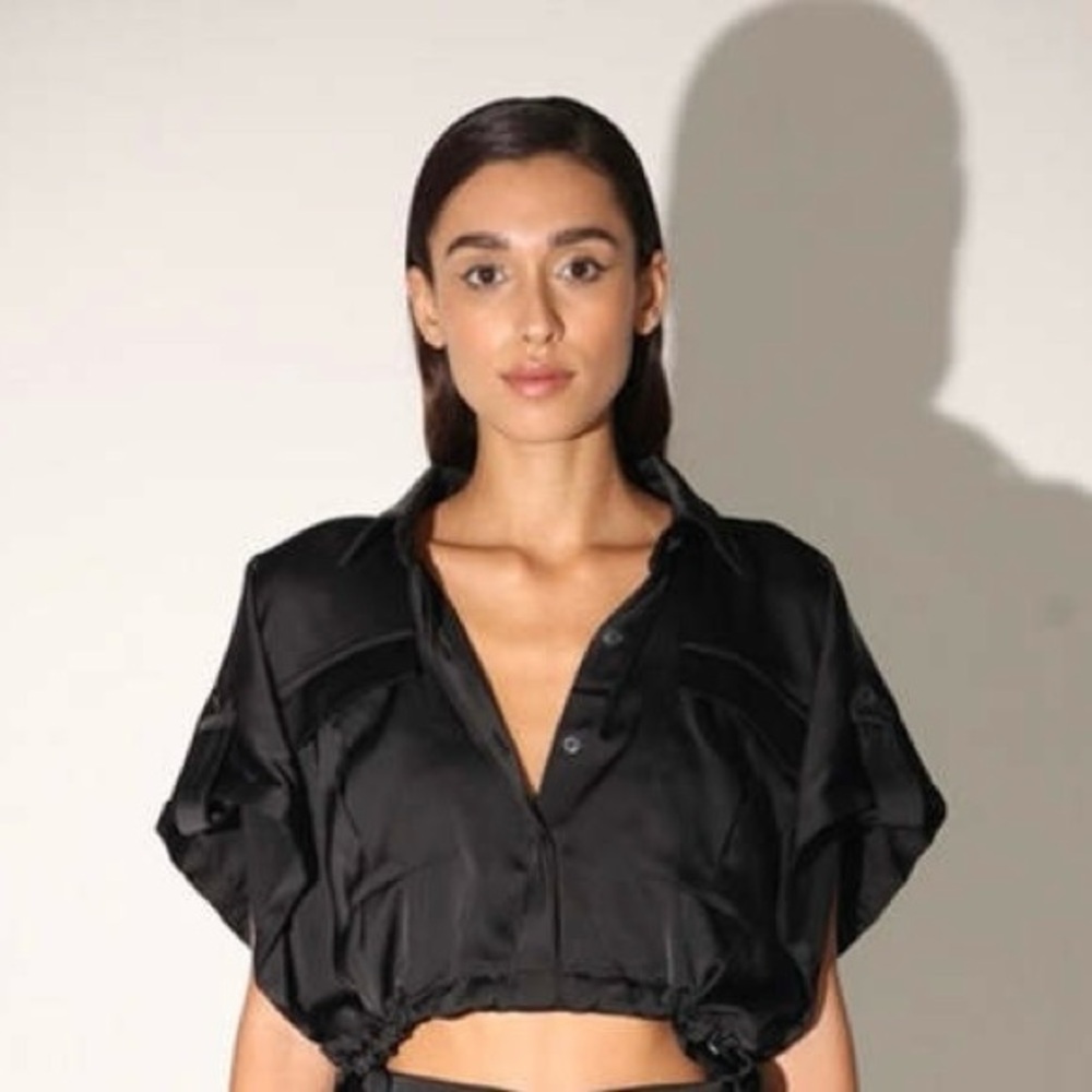NONchalant Black Button Down Shirt